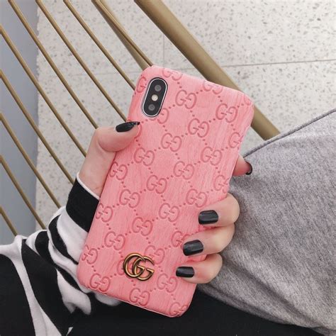 pink silicone gucci phone case|Gucci iphone 13 case.